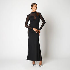 Vestito nero con dettagli eleganti, Primadonna, 26C925135LYNEROL, 002a