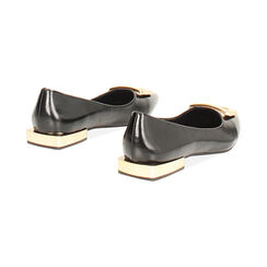 Ballerines brillantes noires avec semelle en caoutchouc, Primadonna, 264934601EUNERO035, 004 preview