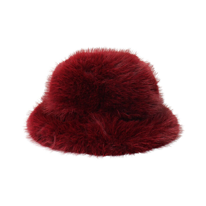 Cappello bordeaux in pelo sintetico Primadonna Collection