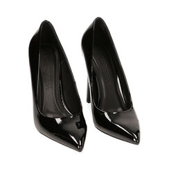 Décolleté nere in vernice, tacco 11,5 cm, Primadonna, 212185201VENERO036, 002 preview