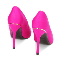 Décolleté fuxia en tejido, tacòn 8,5 cm, Primadonna, 222186102LYFUCS035, 003 preview