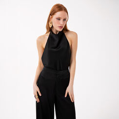 Top nero elegante con dettagli raffinati, Primadonna, 27C925605TSNEROL, 002a