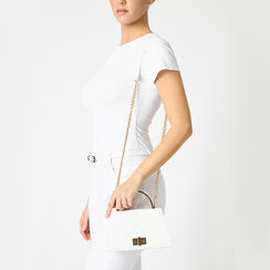 Mini bolso de mujer blanco, Primadonna, 255126021EPBIANUNI, 002a