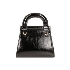 Mini-bag nera in naplak, Primadonna, 225125026NPNEROUNI, 003 preview