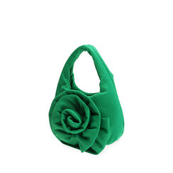Mini bag flower vert en lycra, Primadonna, 195124302LYVERDUNI, 002a