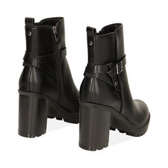 Stivaletti platform neri, tacco 8,9 cm, Primadonna, 224882109EPNERO039, 003 preview