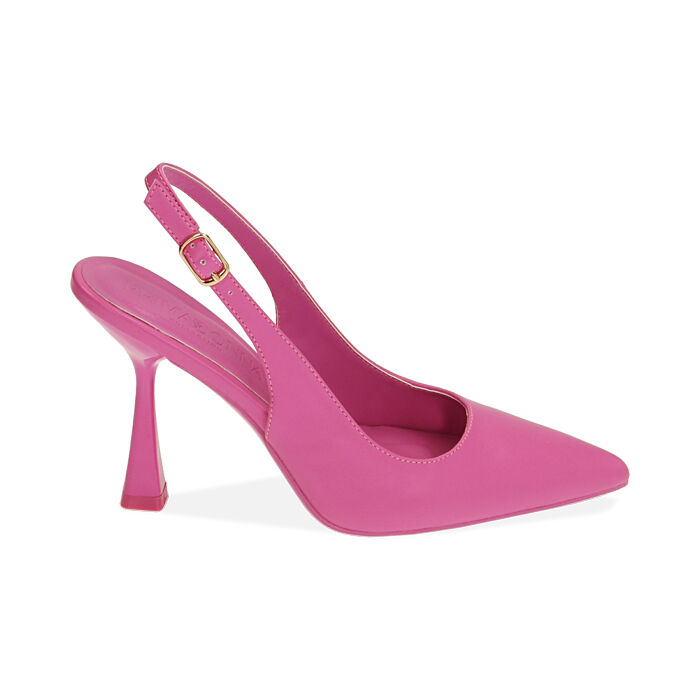 Decollete donna fucsia tacco 9 5 cm Primadonna Collection