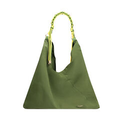 Bolso de hombro verde militar con bolsillos, Primadonna, 27C303007TSMILIUNI, 001a