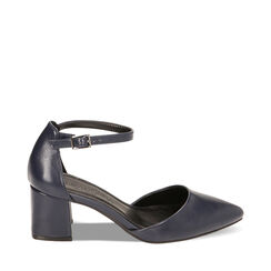 Décolleté blu, tacco 6 cm, Primadonna, 224942231EPBLUE035, 001a