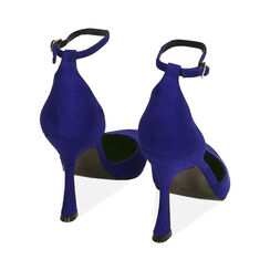 Escarpin violet en microfibre, talon de 9,5 cm, Special Price, 202188216MFVIOL037, 003 preview