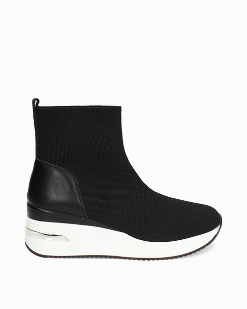 WOMEN SHOES SLIP ON FABRIC NERO, BLACK