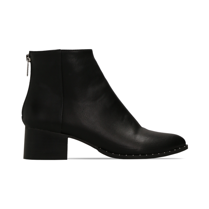 Tronchetti Neri Tacco Medio Cod 122752721epnero Primadonna