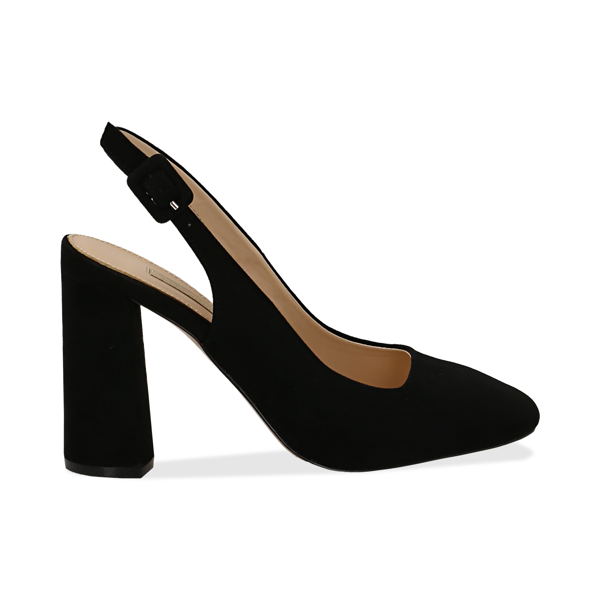 Décolleté Slingback Nere Microfibra | Primadonna Collection