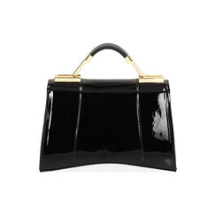 Minibag nera in vernice, Primadonna, 235125444VENEROUNI, 004 preview