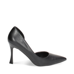 Décolleté nere, tacco 9,5 cm, Primadonna, 232102622EPNERO036, 001a