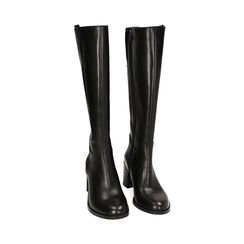 WOMEN SHOES BOOTS LEATHER NERO, Primadonna, 22O323040PENERO035, 002 preview