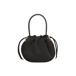 Mini bag nera in tessuto, Primadonna, 245125843LYNEROUNI, 003 preview