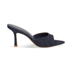 Mules open toe jeans tacco 8,5 cm, Primadonna, 274908801TSJEAN035, 001 preview