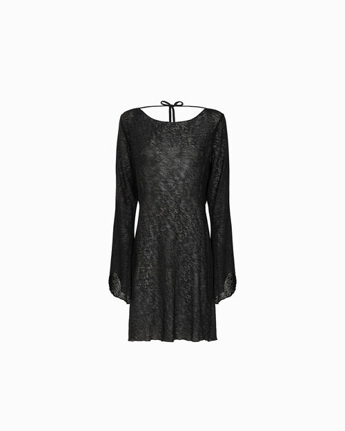 Copricostume nero elegante, BLACK