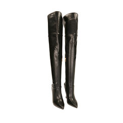 Stivali overknee nero, tacco 10,5 cm, Primadonna, 202139612EPNERO036, 002a