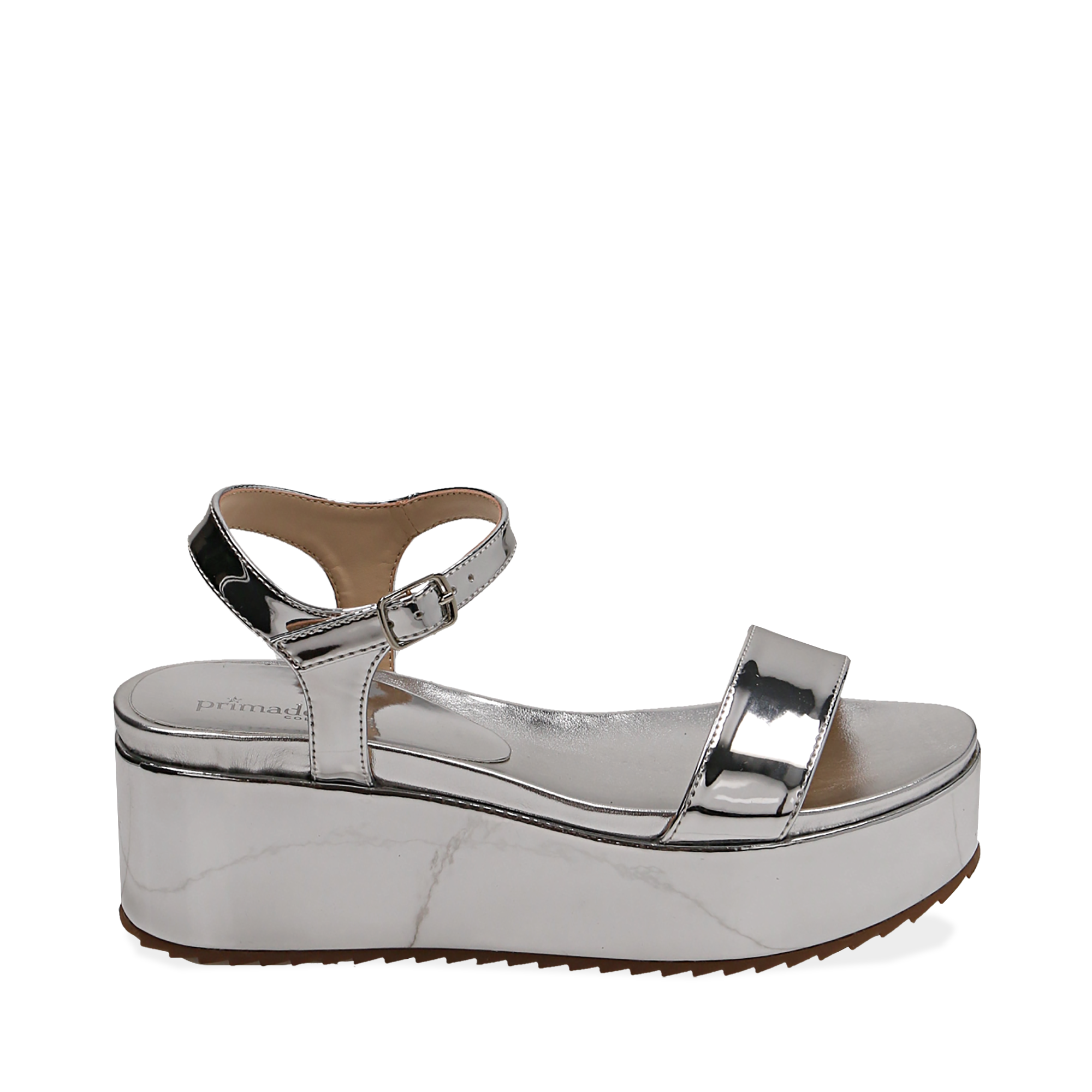 Zeppe estive argento clearance