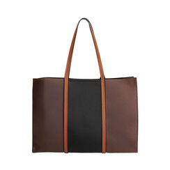 Borsa a spalla testa di moro e nera, Primadonna, 265700556EPMOROUNI, 004 preview
