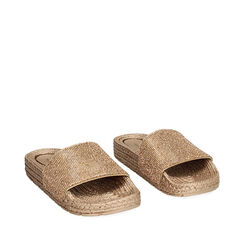 Sandalias de playa oro con piedras, Special Price, 230920608ETOROG037, 002a