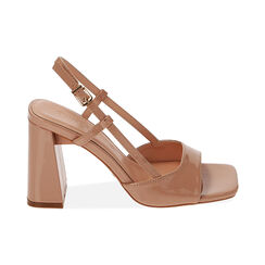 Sandali nude, tacco 9 cm, Primadonna, 212168804VENUDE039, 001 preview