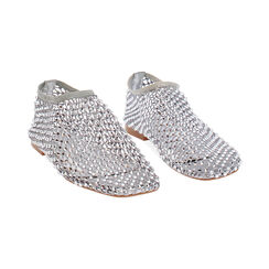 Ballerine argento con pietre scintillanti, Primadonna, 272754801TRARGE035, 003 preview