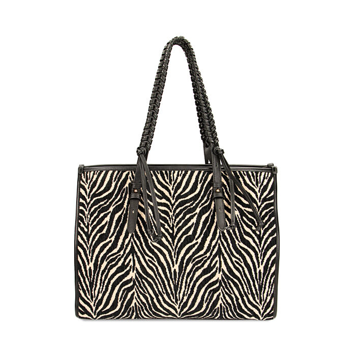 Borsa donna a spalla zebrata Primadonna Collection