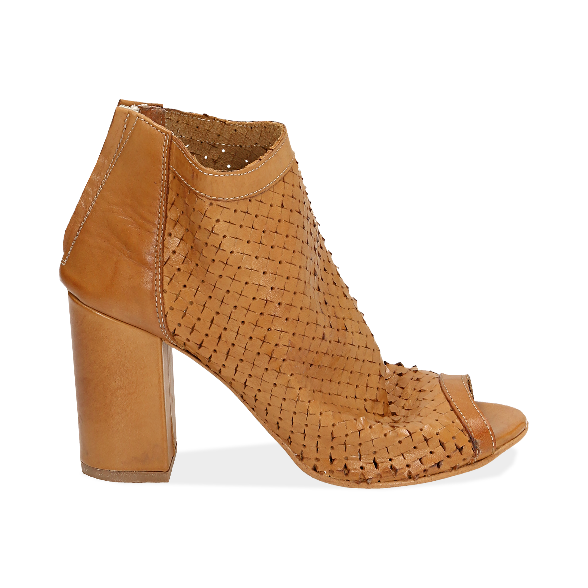 bottines bout ouvert