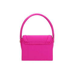 Mini bag donna fucsia in tessuto, Primadonna, 255130057LYFUCSUNI, 004 preview