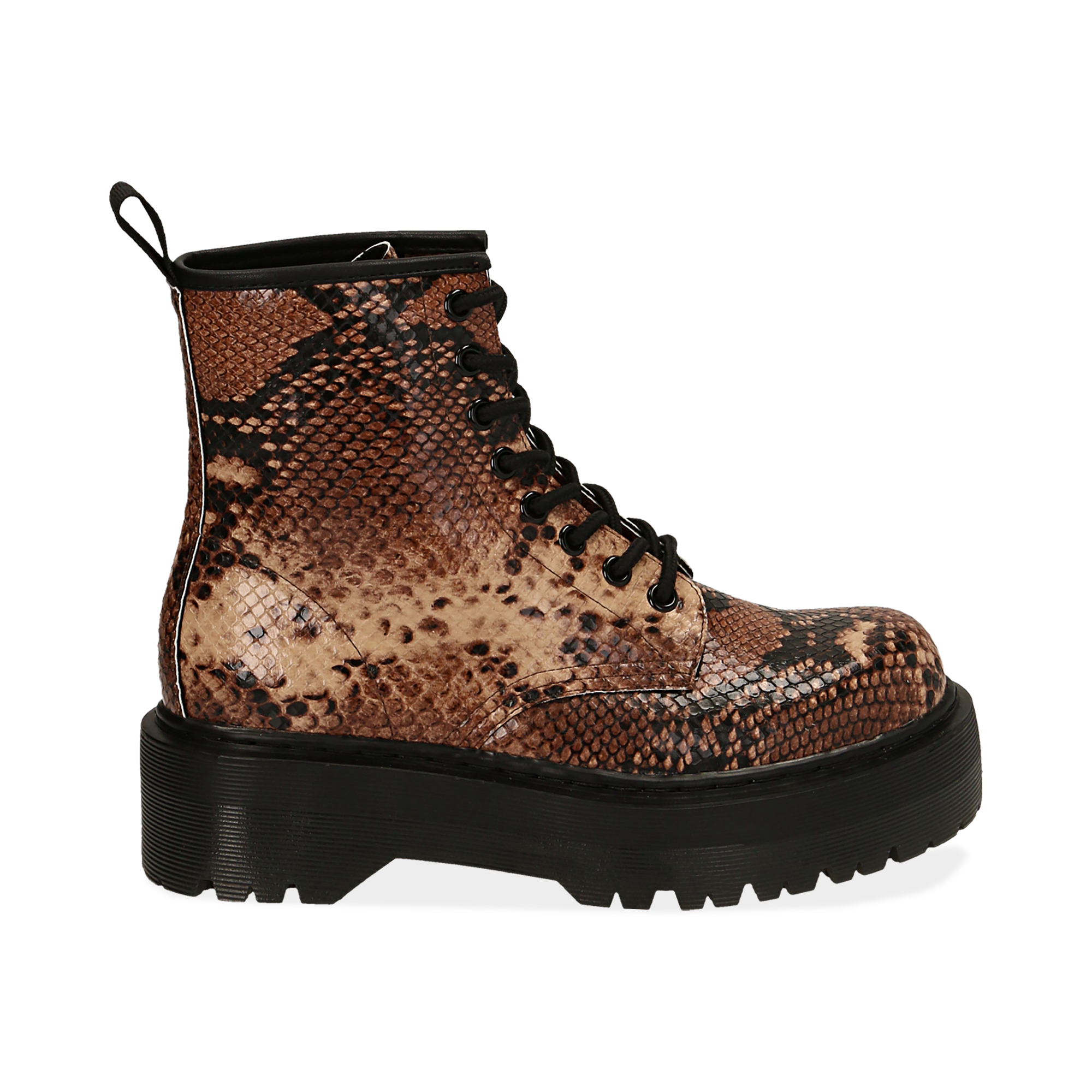 ANFIBI MILITARI MARRONI in Cuoio Tg.38 EUR 25,00 - PicClick IT