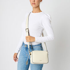 Borsa a tracolla panna con dettagli eleganti, Primadonna, 265701578EPPANNUNI, 002a