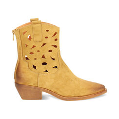 Bottillons femme cognac en microfibre, Primadonna, 25P604604MFCOGN036, 001 preview