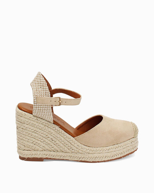 Campesine beige tacco 9,5 cm, BEIGE