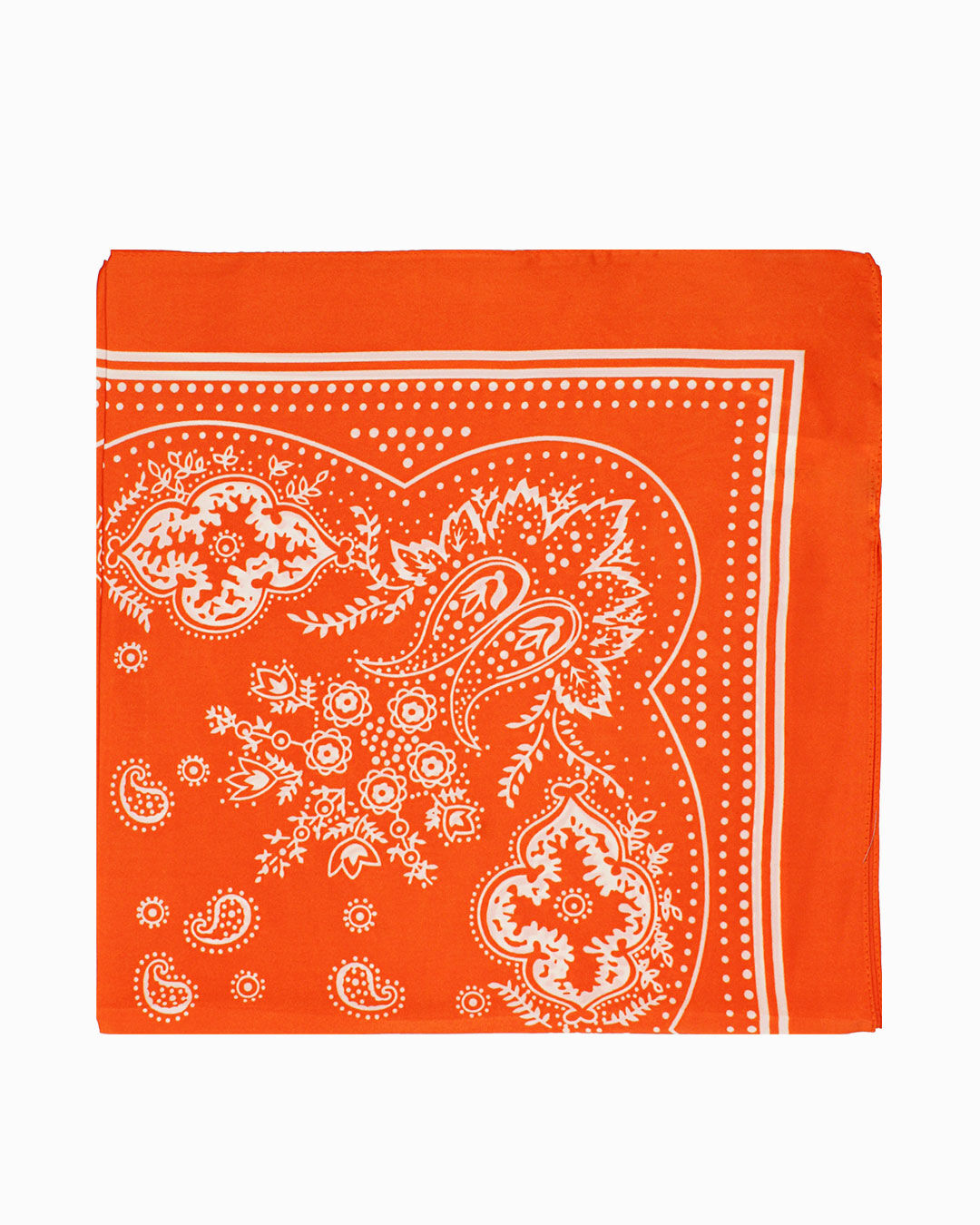Foulard da donna arancio a fantasia
