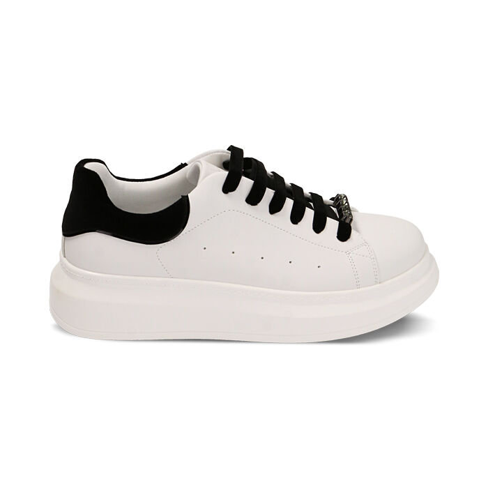 Sneakers bianco/nero, Primadonna, 222866075EPBINE035