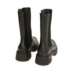 Chelsea boots neri, tacco 4 cm , Primadonna, 200631803EPNERO035, 003 preview