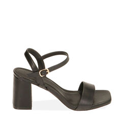 ZAPATOS SANDALIA SINTETICO NERO, Fin de Collection, 214946332EPNERO035, 001a