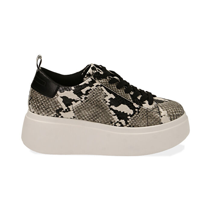 PREMIATA SNEAKERS BETH EFFETTO PITONE CON PLATFORM Donna Stone | Mascheroni  Moda