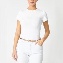 Cinturón de mujer rosa-oro estrecho, Primadonna, 25B413456LMRAORUNI, 002a