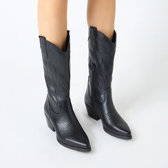 Bottes femme noires, Primadonna, 25B810812EPNERO035, 002a