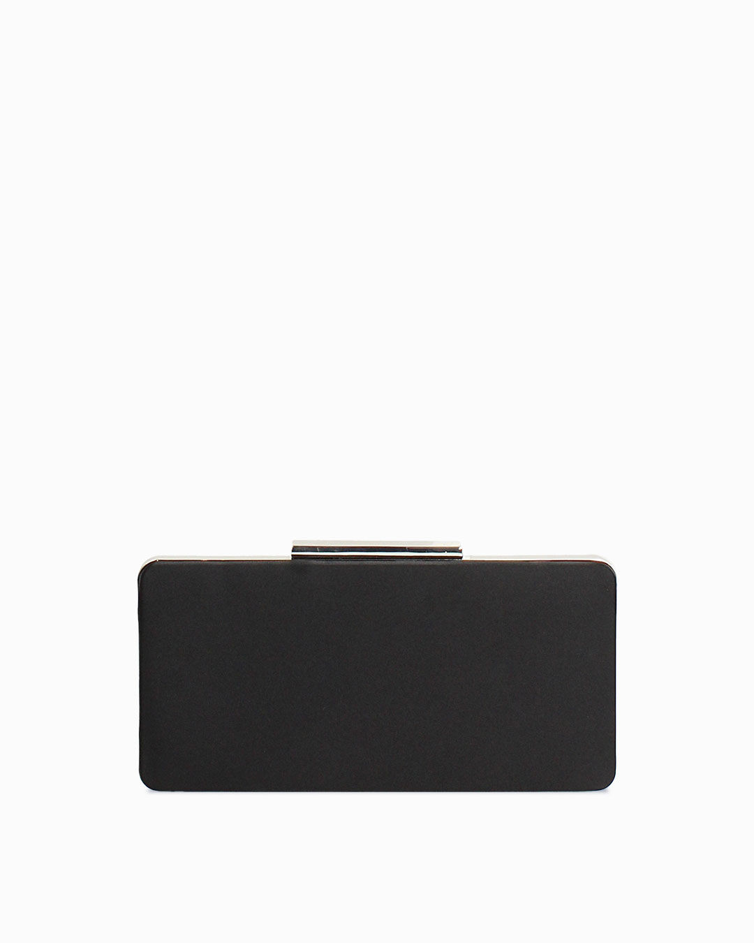 Clutch nera con tracolla removibile