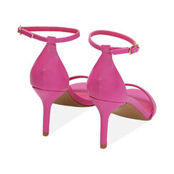 Sandali fucsia, tacco 8,5 cm, Primadonna, 214961505EPFUCS036, 003 preview