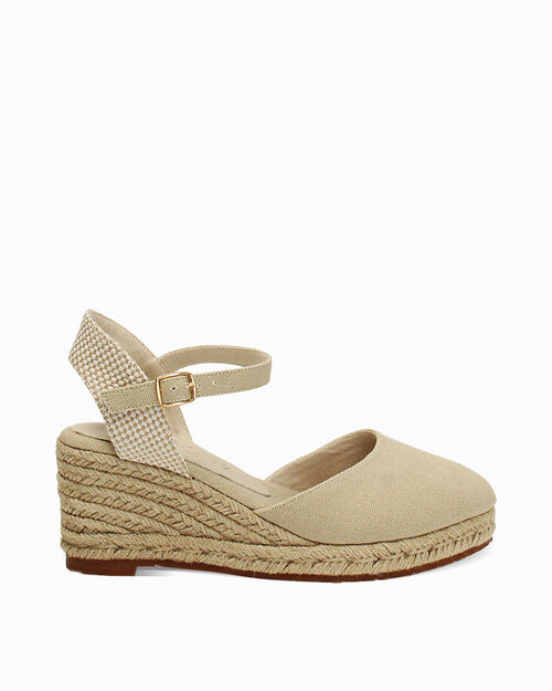 Campesine beige tacco 7 cm, BEIGE
