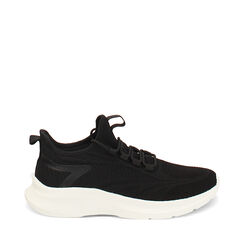 Slip on mujer negra en tela, Primadonna, 25P405102TSNERO035, 001a