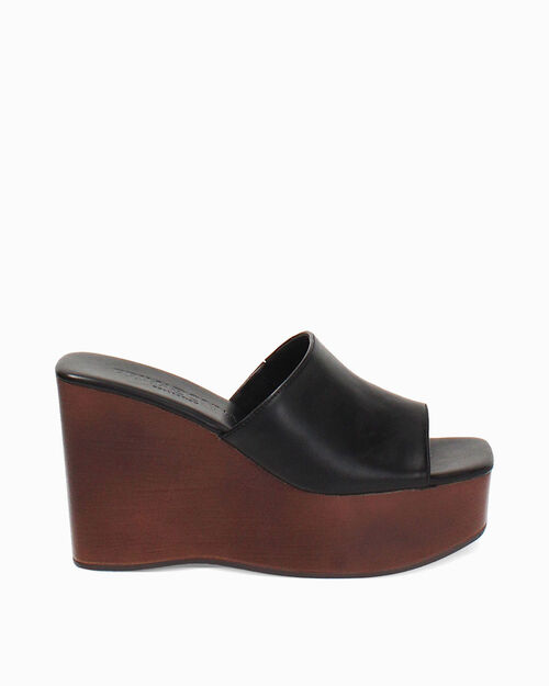 Zoccoli neri tacco 10,5 cm, BLACK