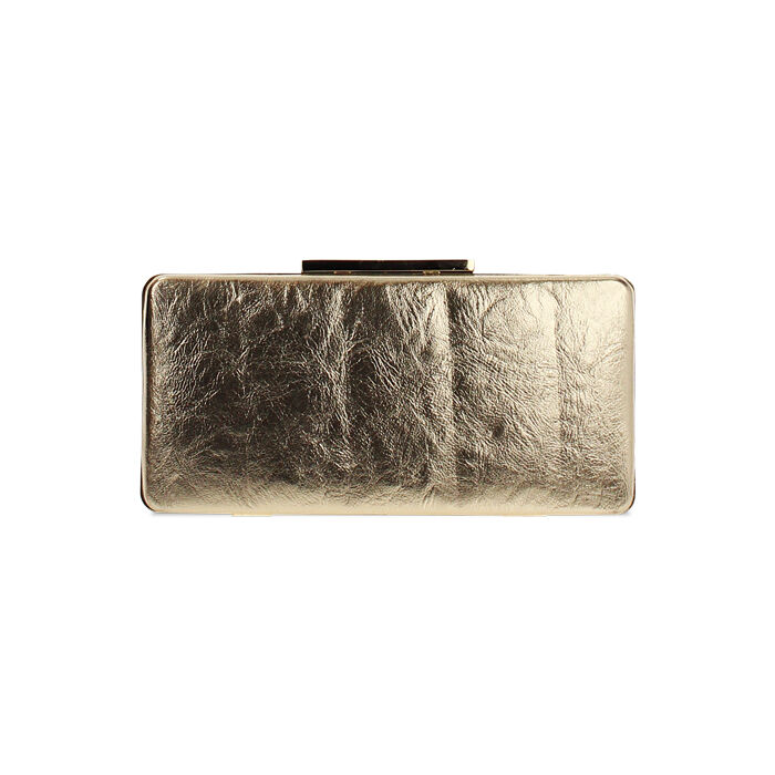 Clutch oro con tracolla removibile, Primadonna, 262342370LMOROGUNI
