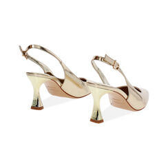 Escarpins slingback femme or moyen, Primadonna, 252141101LMOROG035, 004 preview